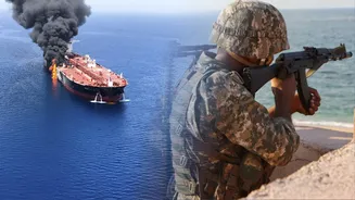 Strait of Hormuz Status: Vessel Engulfed In Flames After Iran's 'Punitive Action' Warning