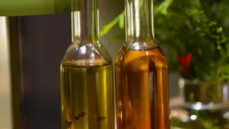 Zero waste herb oil infusions turn coriander and mint stems into cooking ingredients