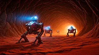 Robotic Expedition: Unveiling Potential Human Bases in Martian Lava Tubes