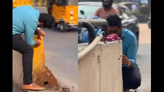 Hyderabad Man Fixes Dangerous Dividers, Puts Road Safety Signages For Riders: ‘Where Are Those Who Paid Taxes?’