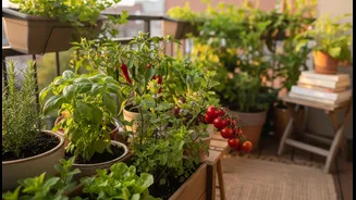A Few Edible Plants Can Make A Rental Balcony Feel More Personal