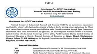 NCERT Recruitment 2026: Registration Deadline Extended Till January 30; Check Selection Process & Other Details Here