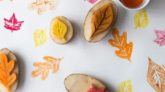 DIY enthusiasts, try this amazing potato stamp art