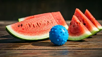Keep Dogs Refreshed Using Two Ingredient Frozen Watermelon Treat Slices