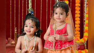 Adorable Janmashtami outfit ideas to turn your little girl into divine Radha