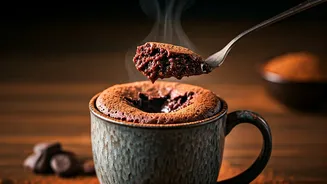 Chocolate Mug Cake For Instant Happiness