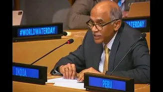 'Zero Water, Zero Talks': India Tears Into Pakistan Over Terror AT UN Event