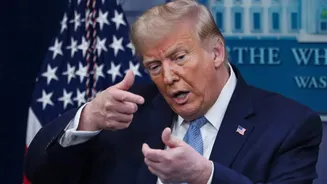 Iran can't blackmail us, says Trump on Strait of Hormuz