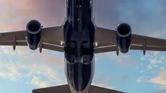 Why planes circle before landing