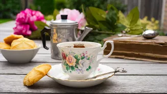 Easy ways to host a charming vintage garden tea party