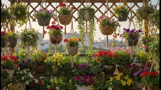 How to introduce hanging planters within affordable green balcony garden renovation projects