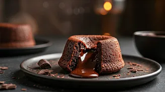 Rain Outside, Chocolate Lava Cake Inside