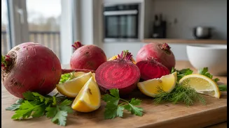Lemon and Herbs Can Balance Beetroot without Hiding Its Distinct Flavour