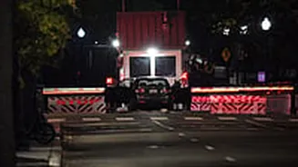 US: Man Taken Into Custody After Driving His Car Into Security Gate Outside White House