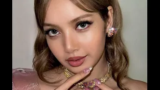 Tampil dengan Kuku Menawan a la Lisa 'BLACKPINK' Saat Valentine, Chic hingga Memukau