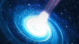 Scientists Trace a Fast Jet to a Possible Microblazar