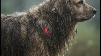 How Air-Drying Pet Fur After Monsoon Walks Risks Painful Bacterial Dermatitis In Long-Haired Breeds
