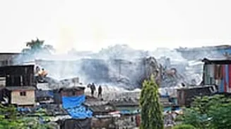 Minor Fire Breaks Out In Mankhurd Waste Yard In Mumbai, Dousing Operations Underway; No Injuries Reported