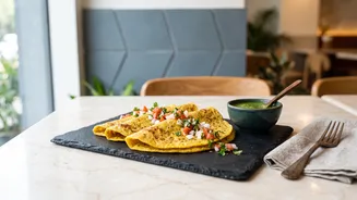 Street-Style Moong Chilla: Starts With Soaked Green Gram Ground Into A Smooth Batter, With Without Overloading The Batter
