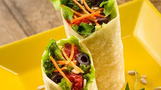 Vegetable-Rich Wraps Can Turn a Quick Lunch Into a Complete Meal
