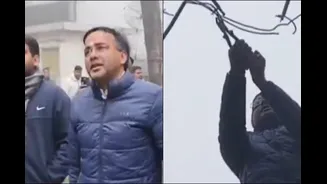 Haridwar Congress MLA, Annoyed By Power Cuts, Climbs Poles To Cut Electricity To Officials' Houses