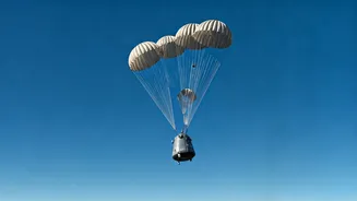 Gaganyaan's Leap: ISRO Successfully Conducts Second Crew Module Air Drop Test