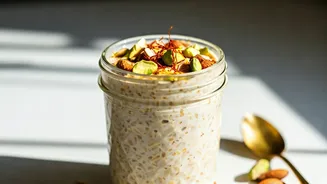 Upgrade Your Mornings With High Protein Thandai Infused Overnight Oats