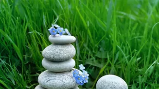 How stone balancing aids focus and motor skills