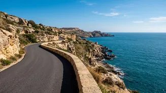 Malta's Coastal Cycling Routes In Context: Sea Views Along The Mediterranean Island