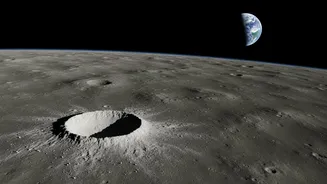 SpaceX Rocket Debris Creates a Crater Visible from Lunar Orbit