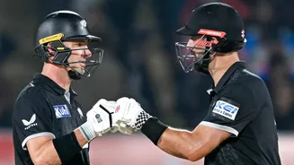 NZ beat India in Rajkot ODI, level three-match series: Stats