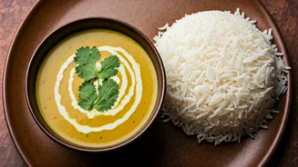 Nothing Comforts Like Fresh Kadhi Chawal