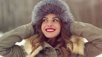 Winter style: How to pair parkas with dresses