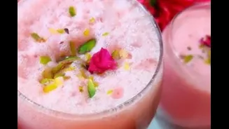 Beat The Heat With This Cafe-Style Gulkand Milkshake You Can Make In Minutes