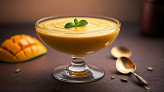 This Three Ingredient Alphonso Mango Pudding Is Pure Heaven