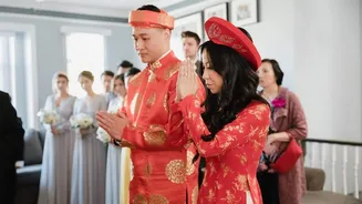 These Vietnamese wedding traditions are pretty significant!