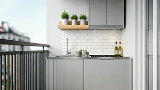 Balcony Kitchens Bring Big Vibes To Small Spaces