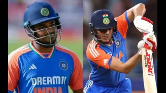 Sanju Samson vs Shubman Gill - who is better T20I opener?