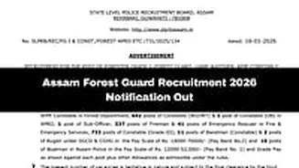 Assam Forest Guard Recruitment 2026: Notification For 789 Vacancies Released At slprbassam.in; Check Eligibility Criteria, Selection Process Here