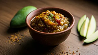 10-Minute Sweet & Sour Raw Mango Relish: A Summer Delight