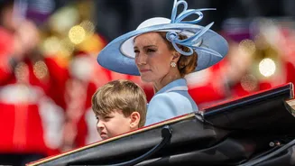Kate Middleton viraliza após reação a manifestantes durante desfile da família real