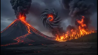 Why Wildfires And Volcanoes matter for future projections of atmospheric change