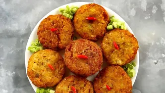 How To Cook Bottle Gourd Peels Into Pan-Fried Vegetarian Kebabs