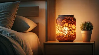 Turn Rustic Clay Terracotta Pots Into Cozy Bedroom Lamp Shades