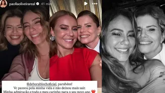 Além das telas: Paolla Oliveira celebra Débora Bloch e mostra o poder da amizade feminina