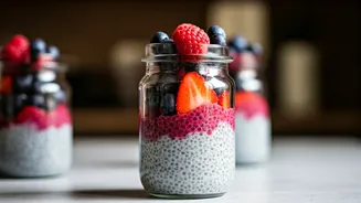 Chia Berry Layers Are Perfect For Busy Mornings