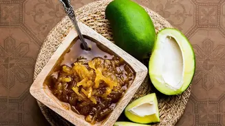 A Clean, Dry Spoon Helps Protect Stored Green Chutney