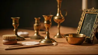 Weekend DIY Hobby: Upcycling Thrifted Vintage Brass Decor Items