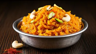 Making Divine Kesari Halwa for Saraswati Puja 2026