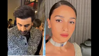 Alia Bhatt And Ranbir Kapoor Serve Elegant Wedding Guest Style In Traditional Ensembles